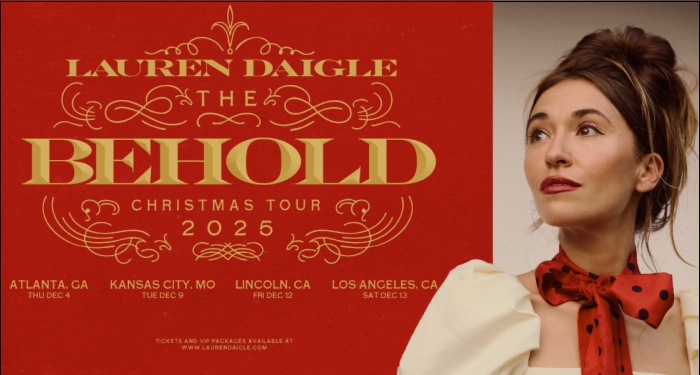 Lauren Daigle Announces Annual Christmas Tour Dates