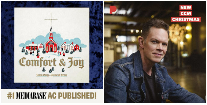 Jason Gray's 'Comfort & Joy,' Featuring Point Of Grace, Became The No. 1 Christmas Radio Single Of 2025